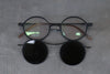 Rigards X TVA joint RG2000TVA stainless steel + pure titanium alloy 925 silver sunglasses series RG-RG2000TVA (A) - HKHHP black + black frame transparent + dark gray lens